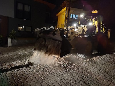 KUŞADASI BELEDİYESİ’NDE SAĞANAK SEFERBERLİĞİ