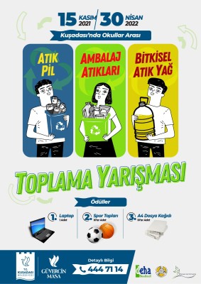 OKULLAR GERİ DÖNÜŞÜM İÇİN YARIŞACAK, KAZANAN ÇEVRE OLACAK