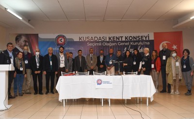KUŞADASI KENT KONSEYİ BAŞKANLIĞI’NA MUSTAFA ÜNVER SEÇİLDİ