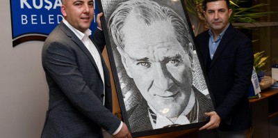 COURTESY VISIT FROM HOMELAND PARTY TO PRESIDENT ÖMER GÜNEL