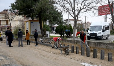 DAVUTLAR’DA YATIRIM SEFERBERLİĞİ HIZ KESMEDEN DEVAM EDİYOR