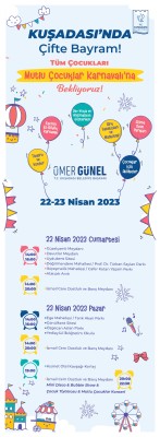 KUŞADASI’NDA BAYRAM COŞKUSU MUTLU ÇOCUKLAR KARNAVALI İLE YAŞANACAK