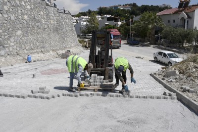 KADINLAR DENİZİ’NDE YOL YAPIM ÇALIŞMALARI SON SÜRAT DEVAM EDİYOR