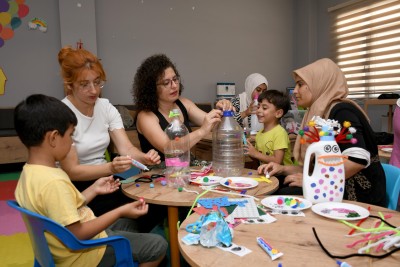 MOBİL ATIK GETİRME MERKEZİ’NİN MİSAFİRİ MİNİK ELLER OLDU