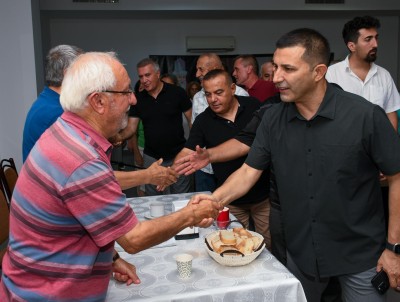 BAŞKAN ÖMER GÜNEL MATEM ORUCU AÇMA YEMEĞİNE KATILDI