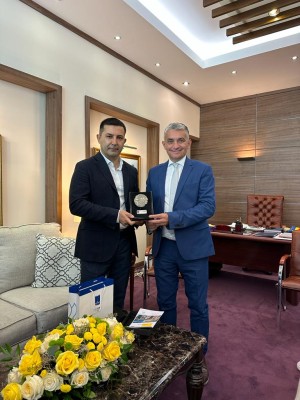 BAŞKAN ÖMER GÜNEL’E KARDEŞ ŞEHİR SİNAİA’DA SICAK KARŞILAMA