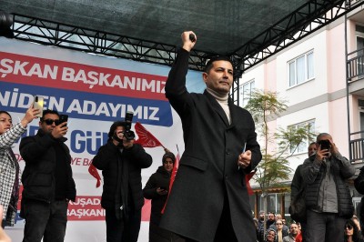 BAŞKAN ÖMER GÜNEL’DEN MİTİNG HAVASINDA SEÇİM STARTI