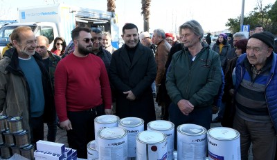 BAŞKAN ÖMER GÜNEL BALIKÇI ESNAFININ YANINDA OLDUĞUNU BİR KEZ DAHA GÖSTERDİ