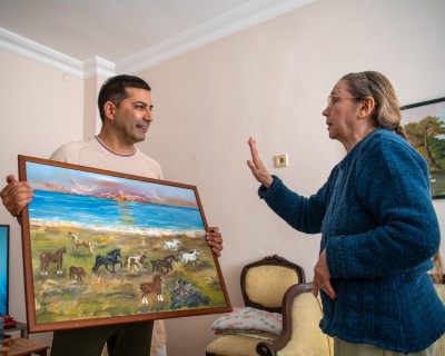 BAŞKAN ÖMER GÜNEL’DEN ANNELERE ANLAMLI ZİYARET