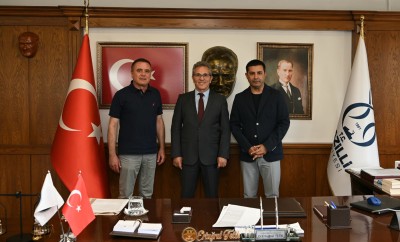 BAŞKAN ÖMER GÜNEL’DEN NAZİLLİ BELEDİYE BAŞKANINA TEBRİK ZİYARETİ