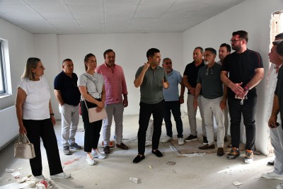 BAŞKAN ÖMER GÜNEL YAPIMI SÜREN ‘ÇOCUK EVİ VE KADIN DANIŞMA MERKEZİ’ ÇALIŞMALARINI MECLİS ÜYELERİ İLE İNCELEDİ