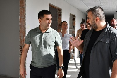 BAŞKAN ÖMER GÜNEL YAPIMI SÜREN ‘ÇOCUK EVİ VE KADIN DANIŞMA MERKEZİ’ ÇALIŞMALARINI MECLİS ÜYELERİ İLE İNCELEDİ