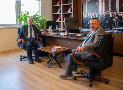 KAYMAKAM İBRAHİM KEKLİK’TEN KUŞADASI BELEDİYESİ’NE NEZAKET ZİYARETİ