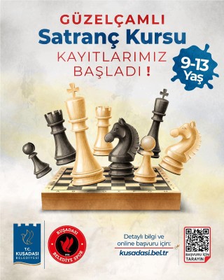 FREE CHESS COURSE FOR THE CHILDREN OF THE CITY FROM KUSADASI MUNICIPALITY