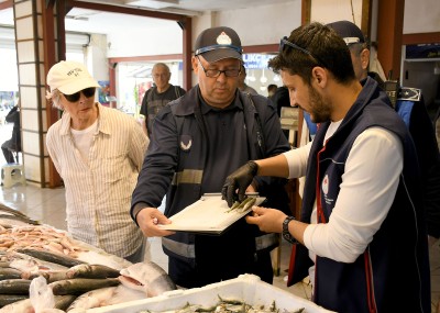 FISH STALLS IN KUŞADASI ARE SUITABLE FOR PUBLIC HEALTH