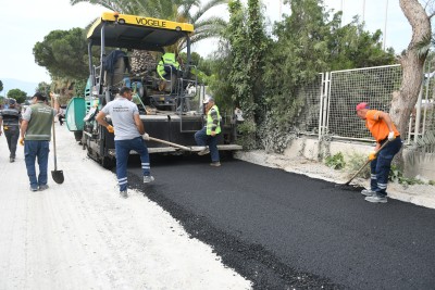 KARAOVA MAHALLESİ’NE 1 AYDA 17 BİN 700 METREKARE YENİ YOL