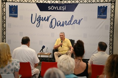 DUAYEN GAZETECİ UĞUR DÜNDAR KUŞADASI’NDA