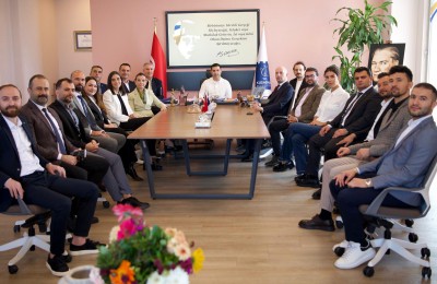 KUGİAD’IN YENİ YÖNETİMİNDEN BAŞKAN ÖMER GÜNEL’E NEZAKET ZİYARETİ