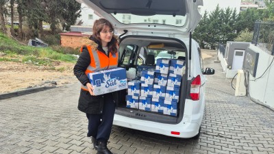 KUŞADASI BELEDİYESİ'NİN SÜT DESTEĞİ BÜYÜYEREK SÜRÜYOR